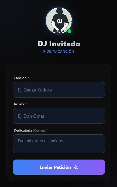 Pantalla de Petición Rápida